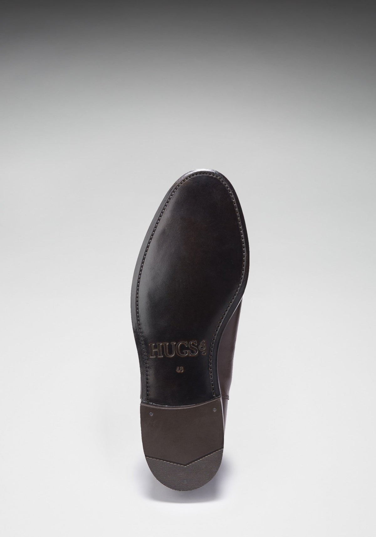Hugs & Co. Brown English Leather Chelsea Boots with Goodyear Welted Sole for Men