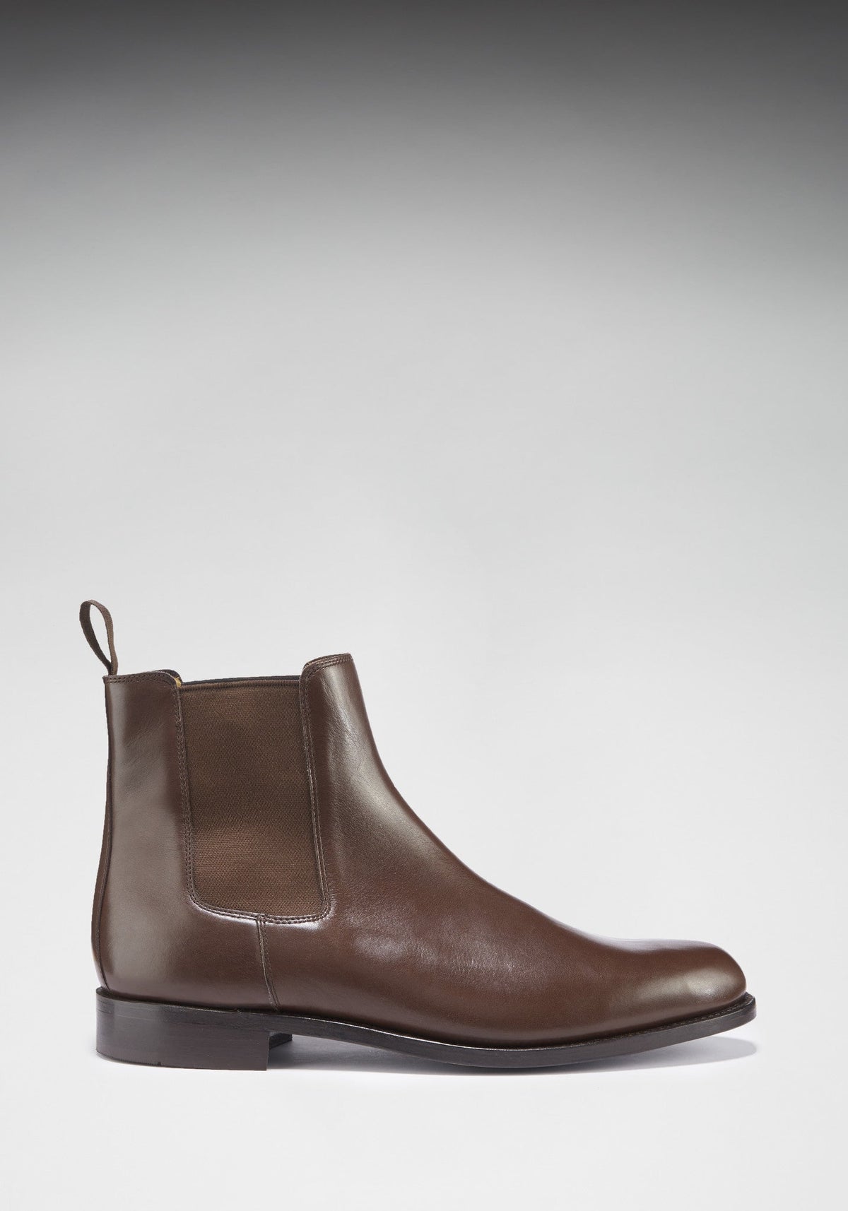 Hugs & Co. Brown English Leather Chelsea Boots with Goodyear Welted Sole for Men