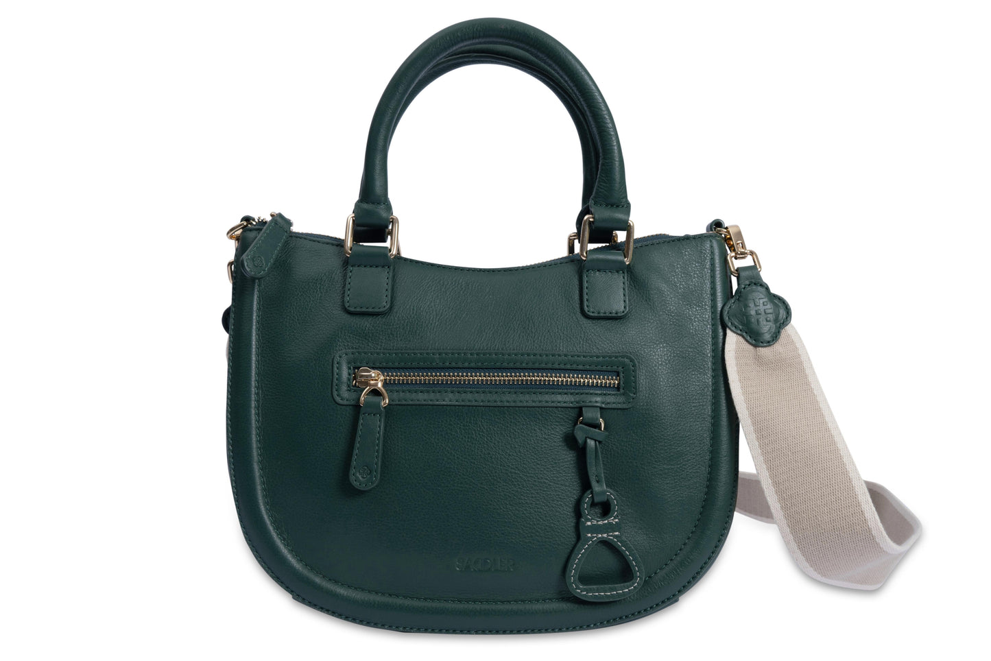 Chloe Leather Twin-Handle Handbag – Saddler - Bascora