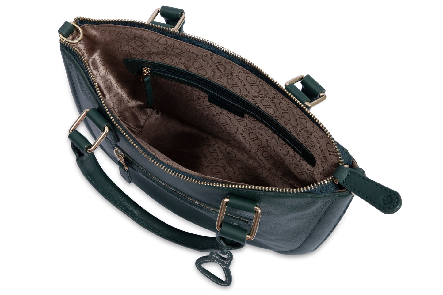 Chloe Leather Twin-Handle Handbag – Saddler - Bascora