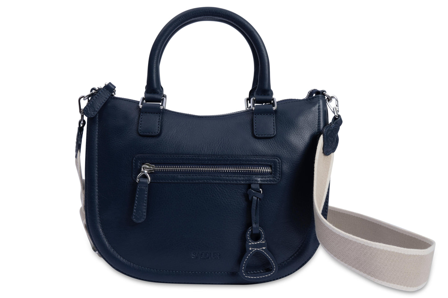 Chloe Leather Twin-Handle Handbag – Saddler - Bascora