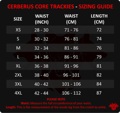 CORE Tracksuit Bottoms – Black