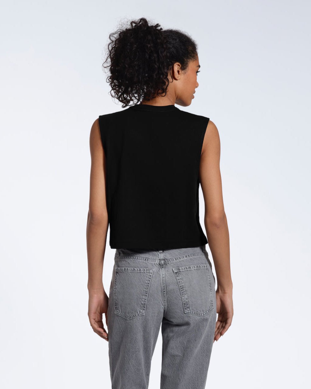 Crew Neck Organic Tank Top - Bascora