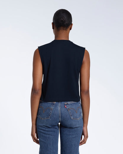 Crew Neck Organic Tank Top - Bascora