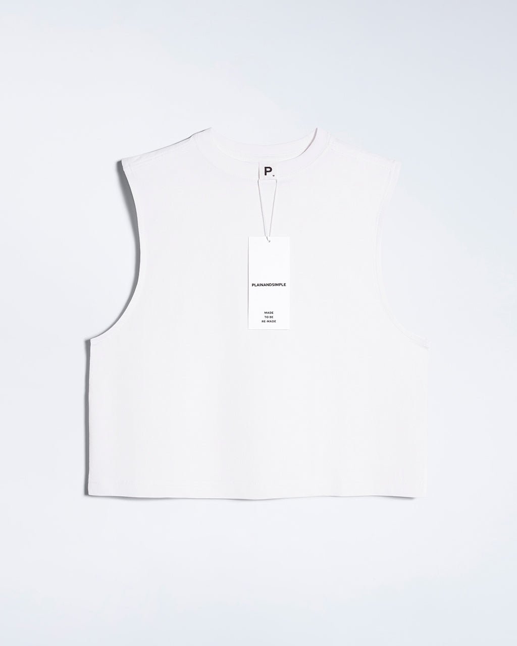 Crew Neck Organic Tank Top - Bascora