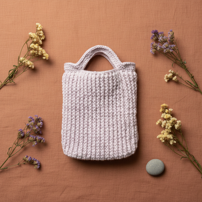 Crochet Bag Flat Lay