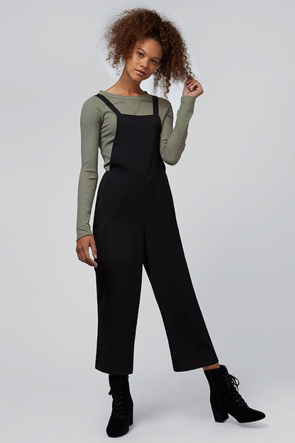 Davis Black Strappy Jumpsuit - Bascora