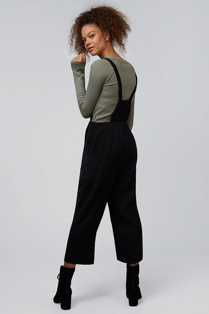 Davis Black Strappy Jumpsuit - Bascora