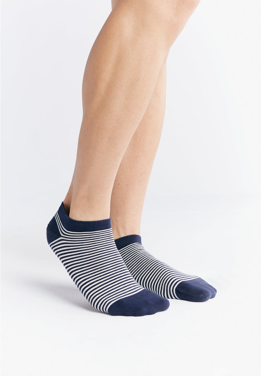 Earth Wardrobe Organic Cotton Trainer Socks: 6-Pack