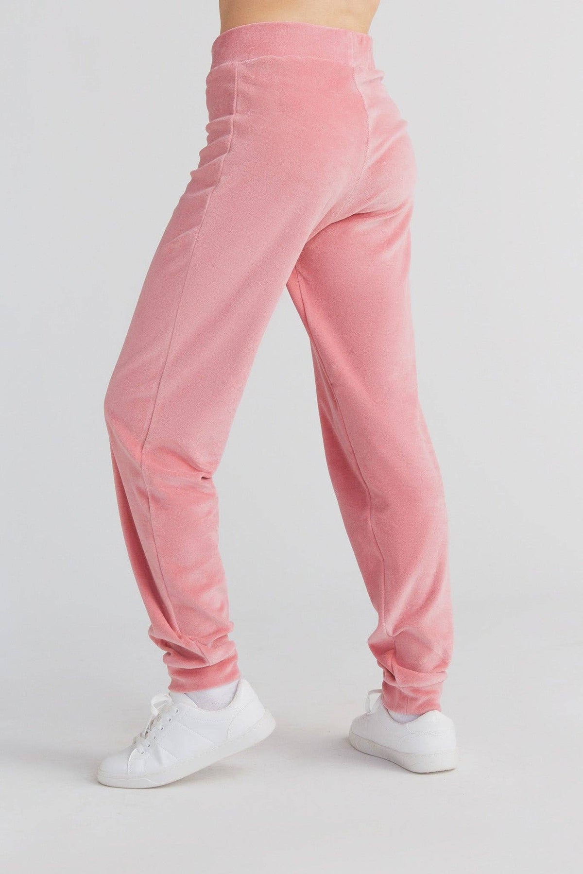 Earth Wardrobe Organic Cotton Soft Fleece Cuffed Sweatpants: Womens