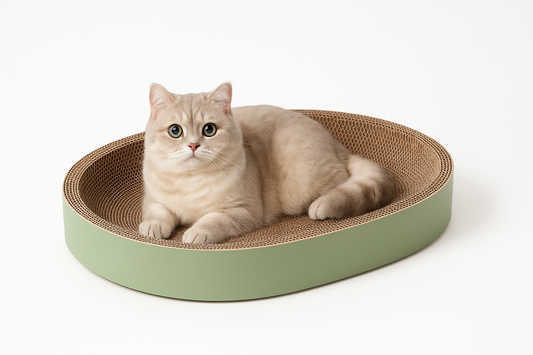 Eco-Friendly Cat Scratcher and Bed