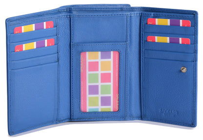 Eleanor Trifold Leather Purse - Bascora