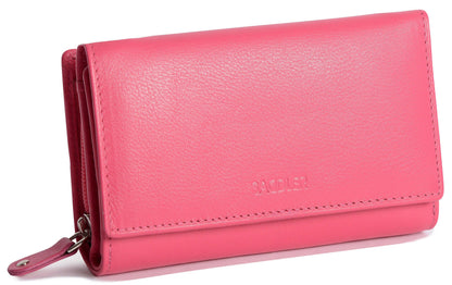 Eleanor Trifold Leather Purse - Bascora