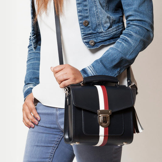 Handmade Leather Sugarcube Handbag – British Edit