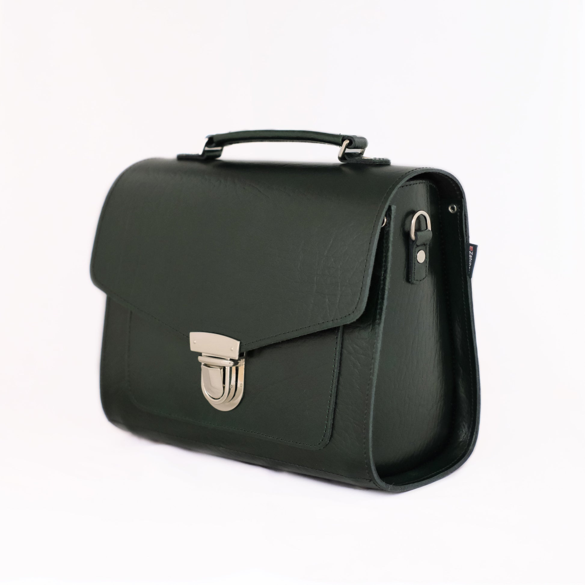 Executive Handmade Leather Sugarcube Grande - British Racing Green - Bascora