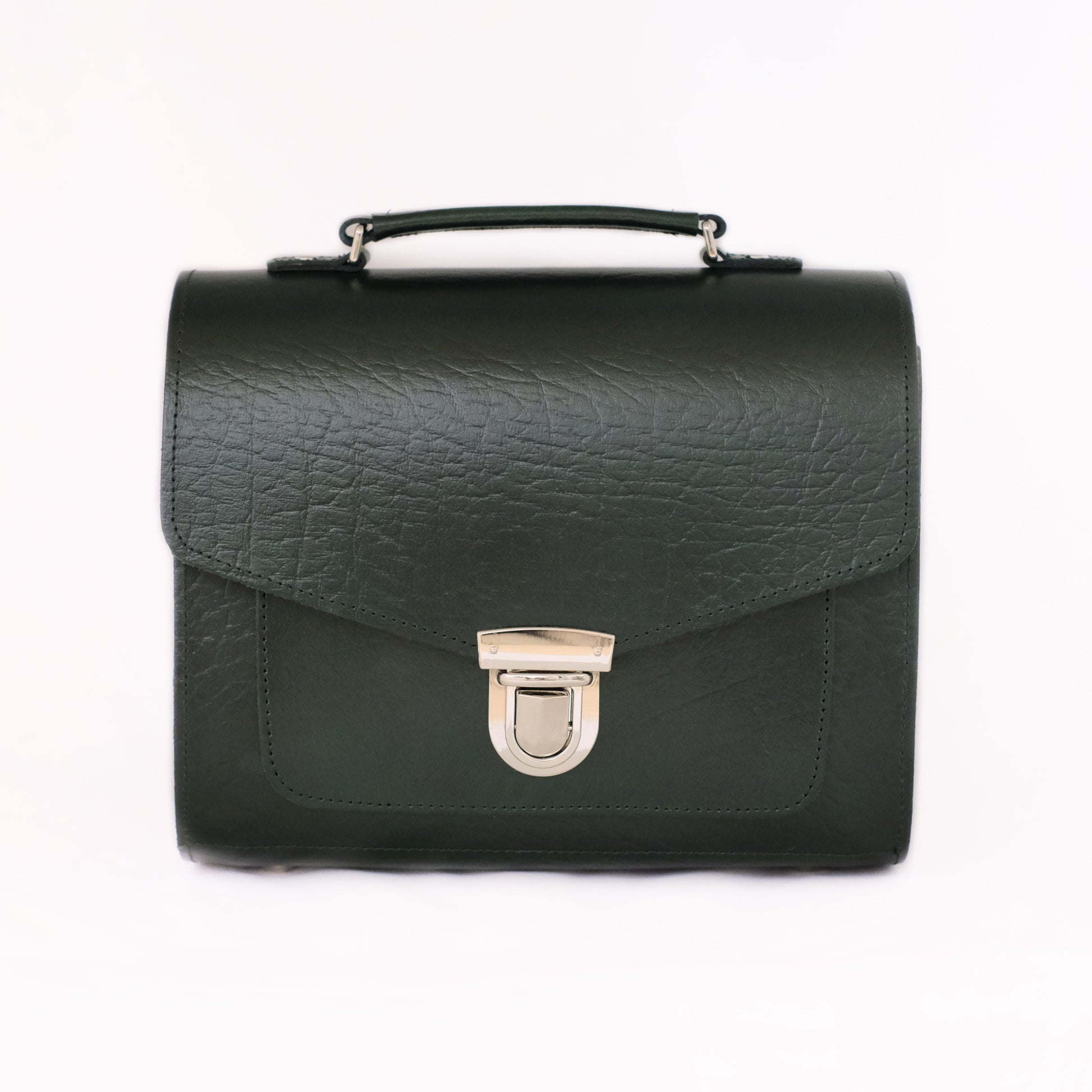 Executive Handmade Leather Sugarcube Grande - British Racing Green - Bascora