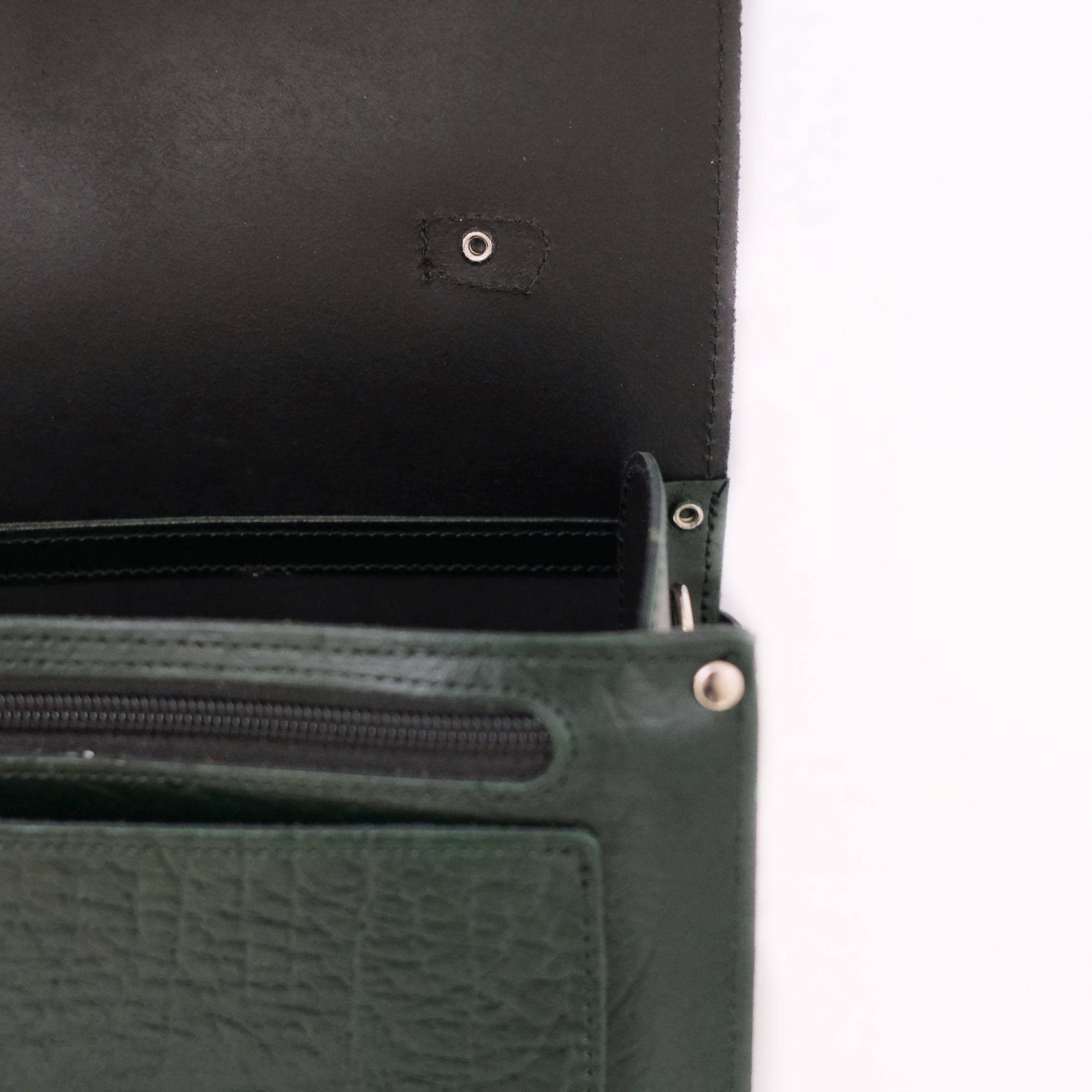 Executive Handmade Leather Sugarcube Grande - British Racing Green - Bascora