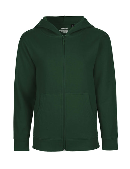 Fairtrade Organic Kids Zipped Hoodie | Bascora