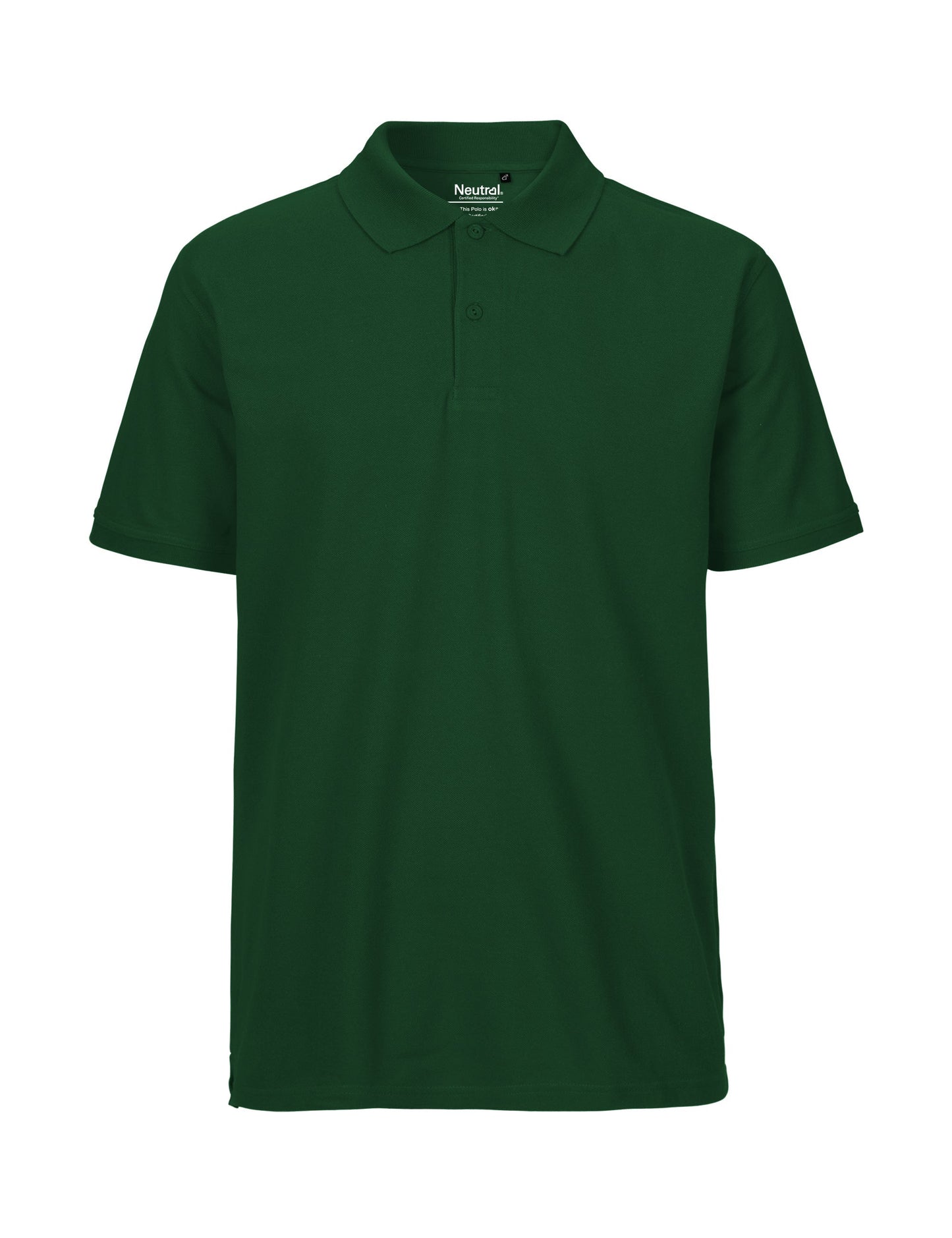 dark green Fairtrade Organic Polo Shirt – Men's - Bascora