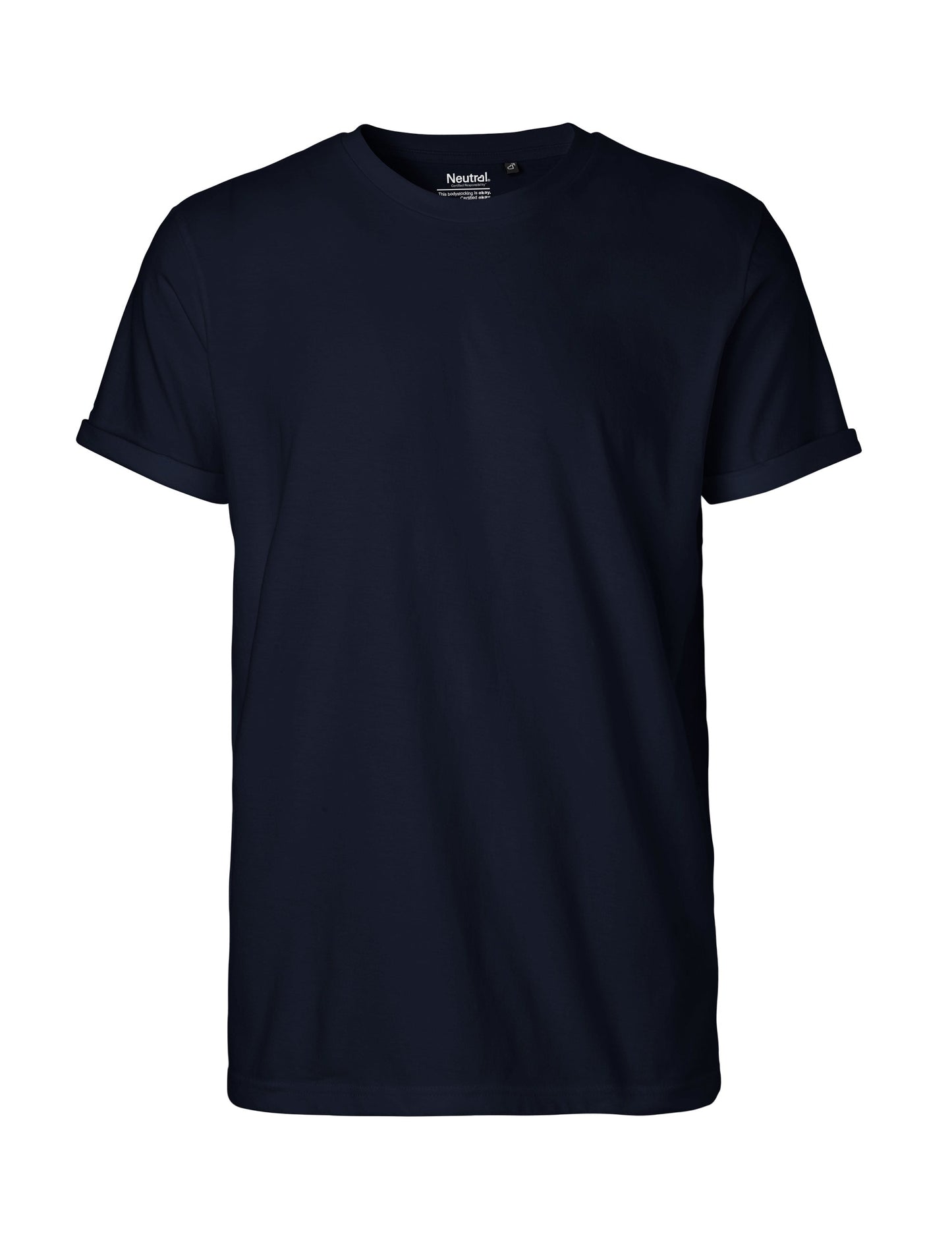 Fairtrade Organic Rolled Sleeve T-shirt | Bascora