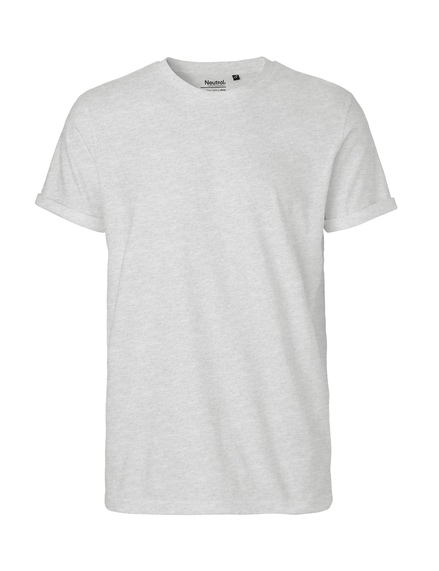 Fairtrade Organic Rolled Sleeve T-shirt | Bascora