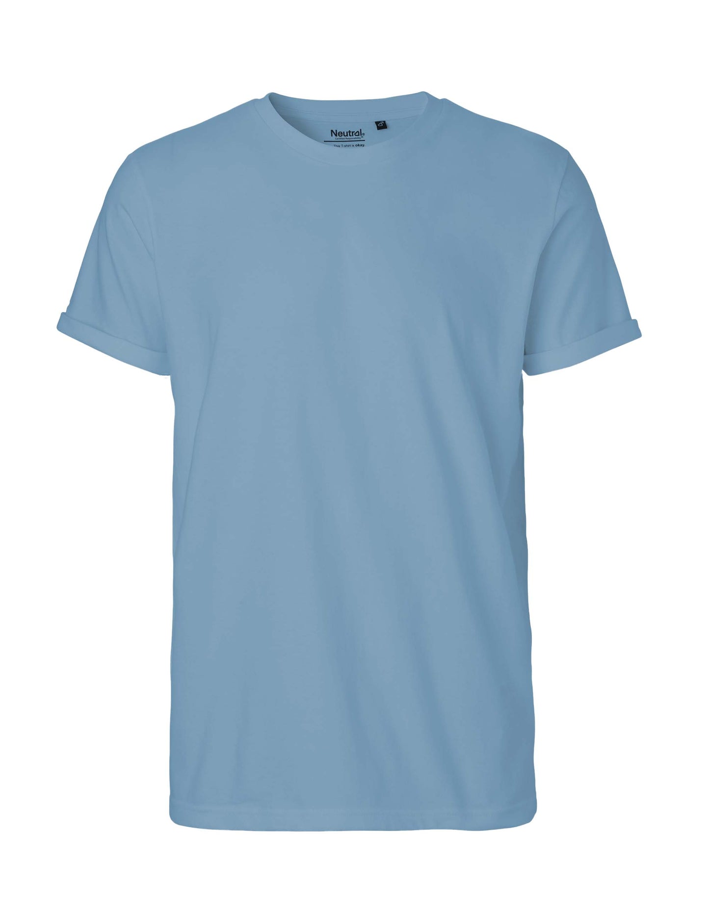 Fairtrade Organic Rolled Sleeve T-shirt – Men's - Bascora