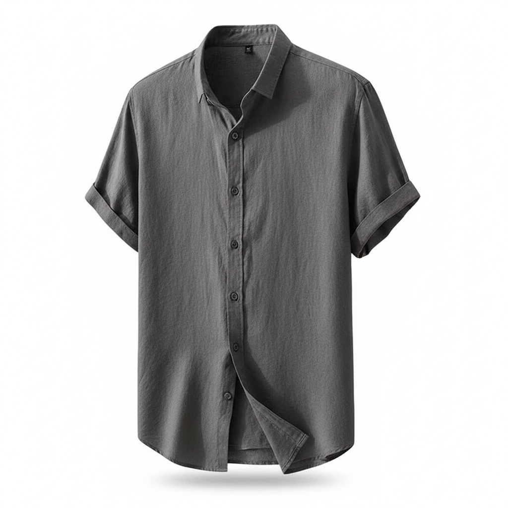 Grey Linen Shirt