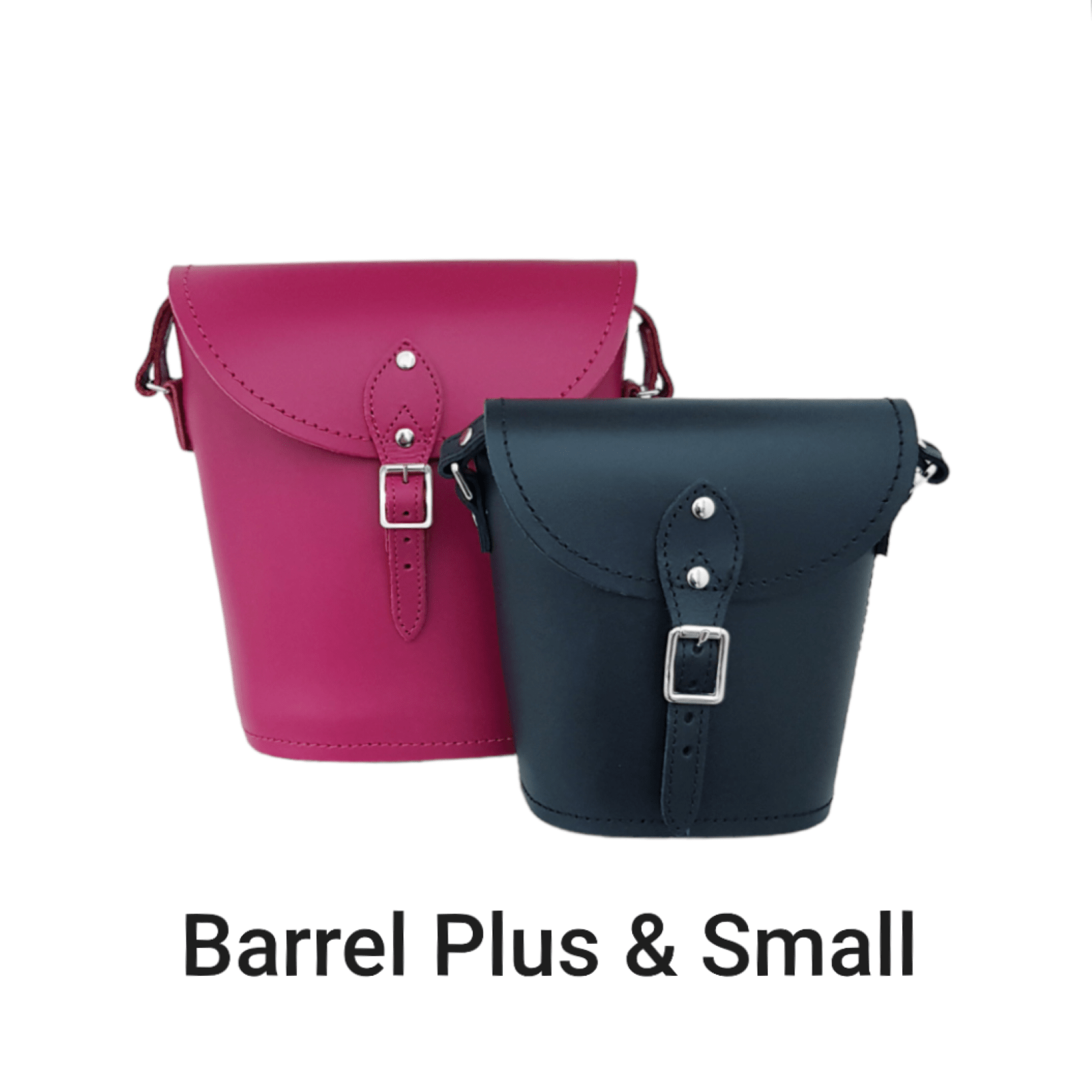 Handmade Leather Barrel Bag - Oxblood - Bascora