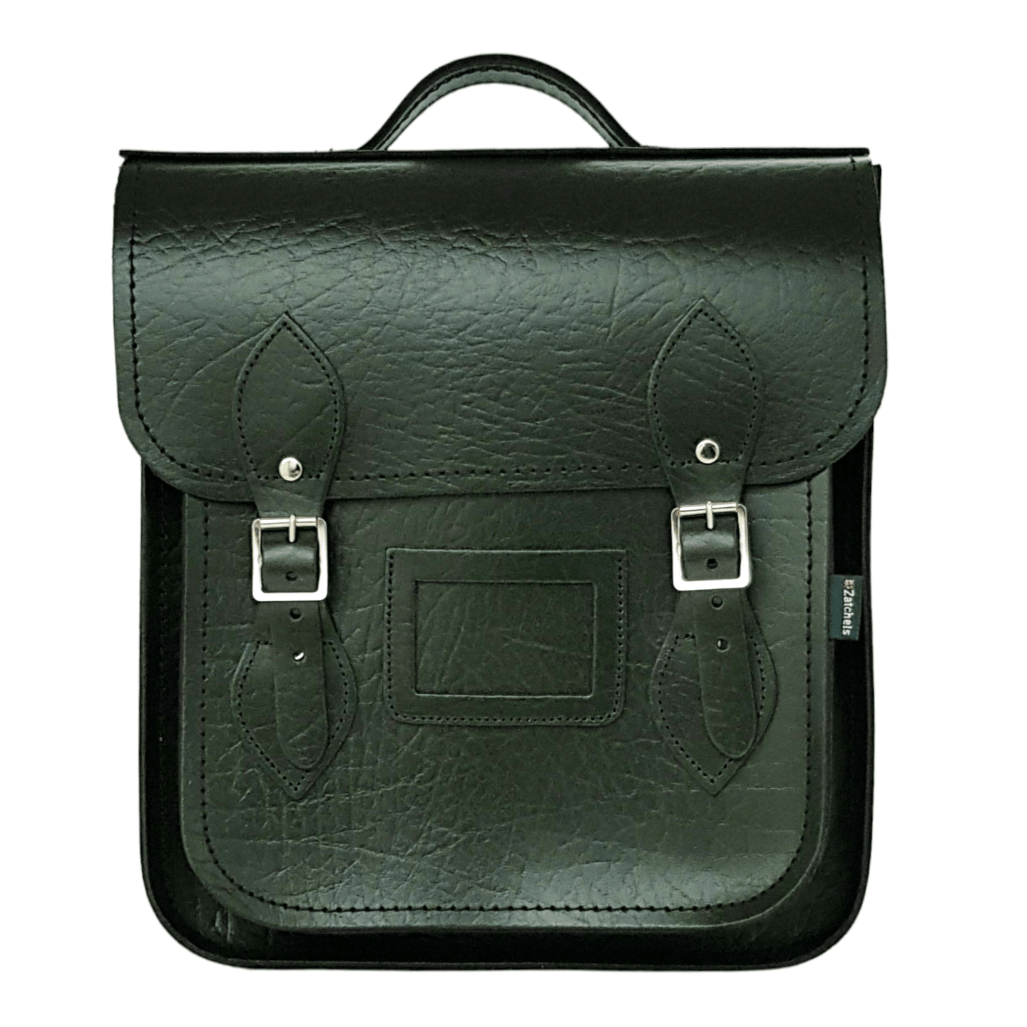 Handmade Leather City Backpack - Executive - British Racing Green - Bascora