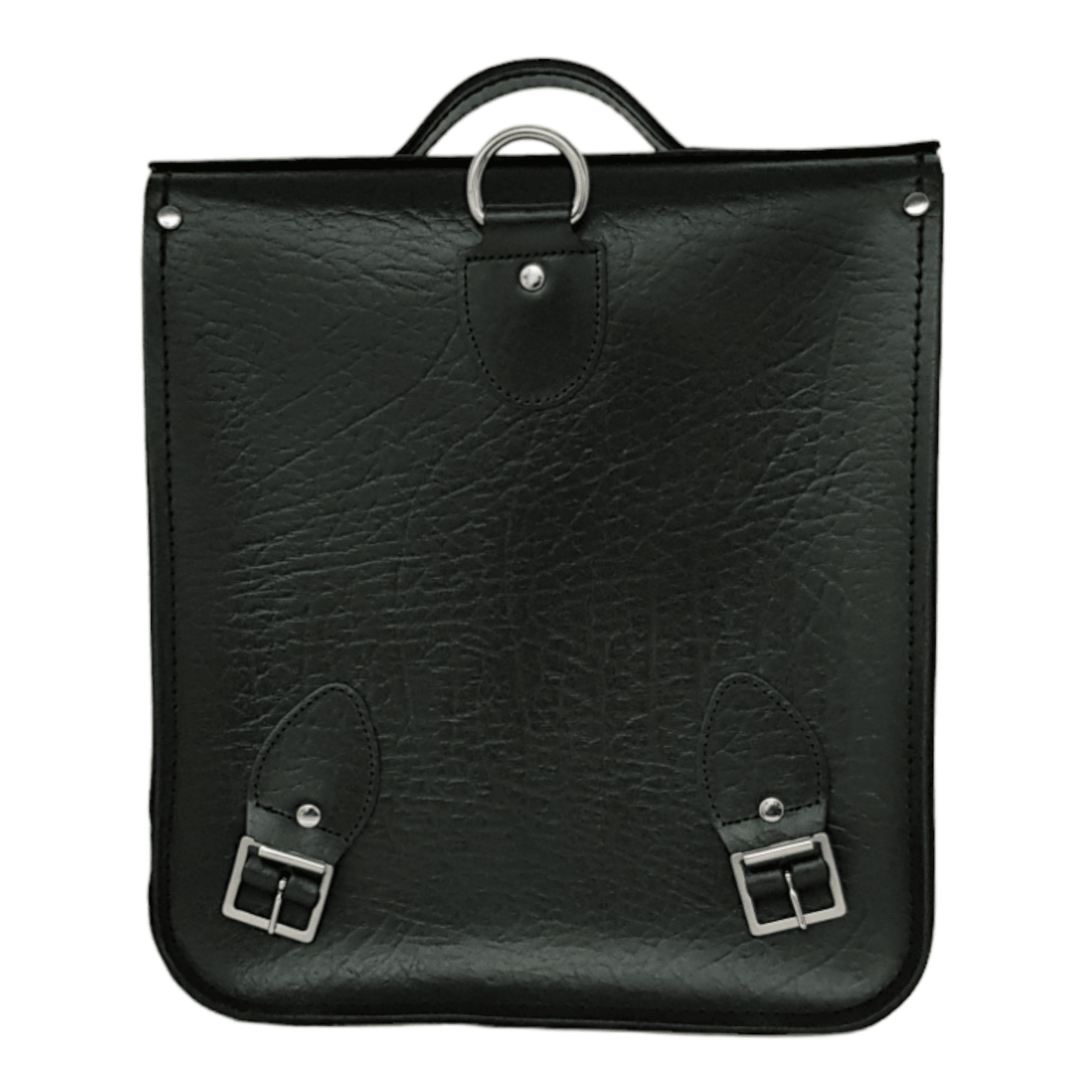 Handmade Leather City Backpack - Executive - British Racing Green - Bascora