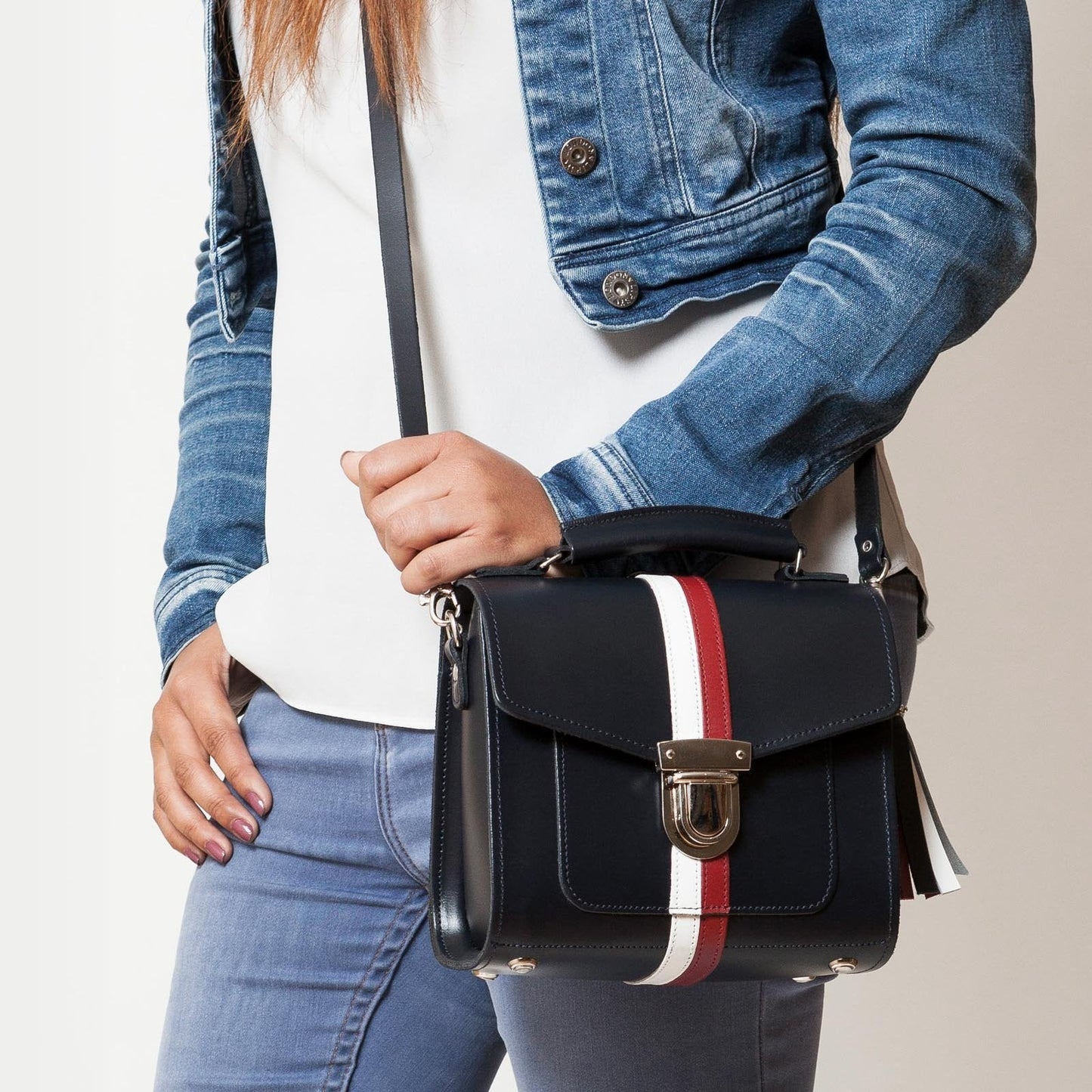 Handmade Leather Sugarcube Handbag – British Edit - Bascora