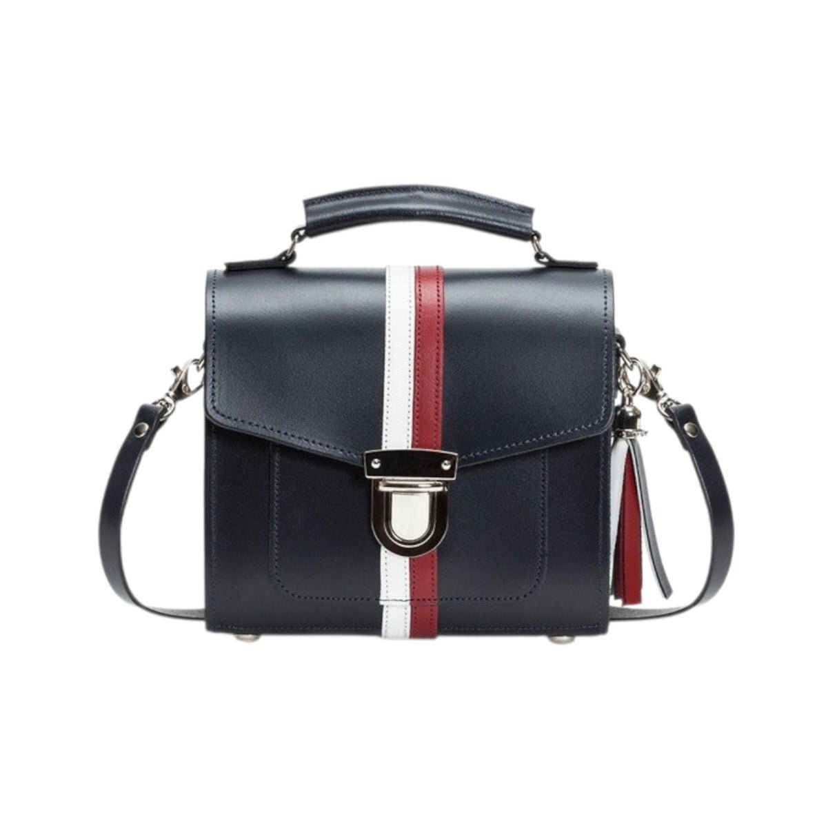 Handmade Leather Sugarcube Handbag – British Edit - Bascora