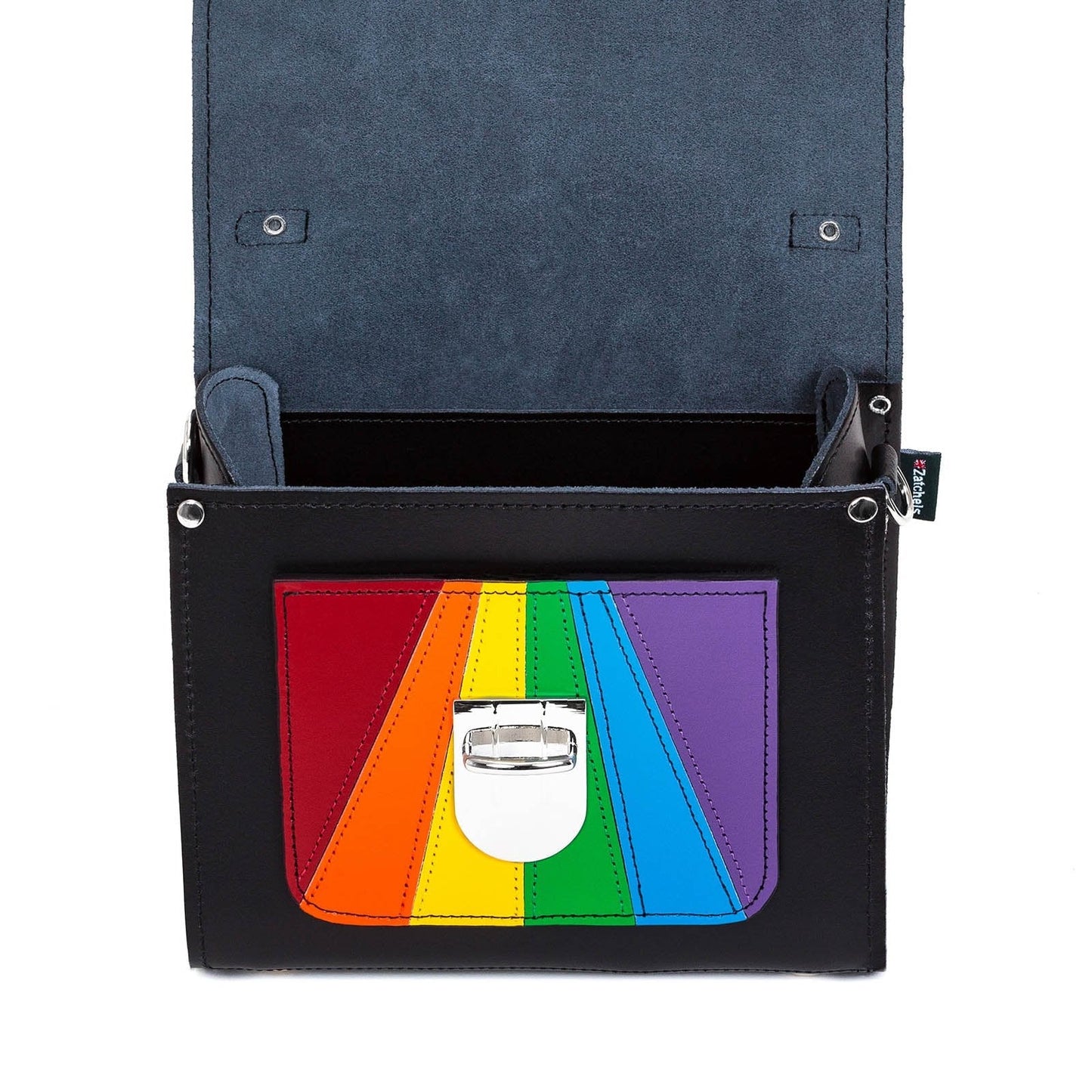 Handmade Leather Sugarcube Handbag - Pride - Bascora