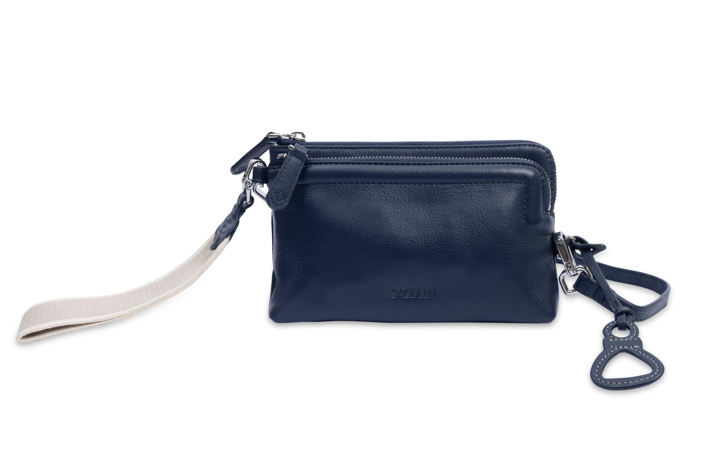Heather Leather Clutch & Crossbody Bag - Bascora