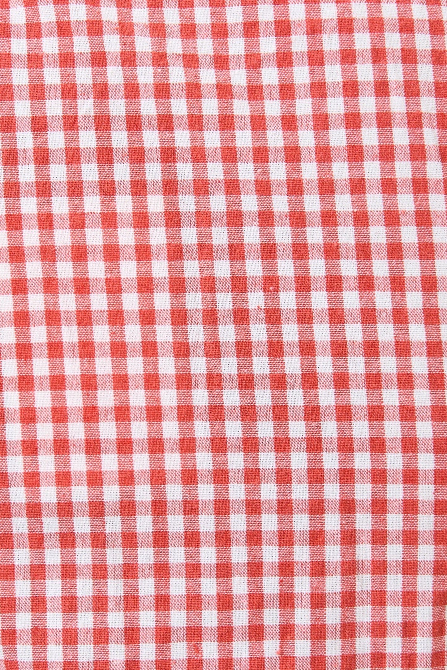 Hilton Gingham Ric Rac Trim Shorts - Red - Bascora