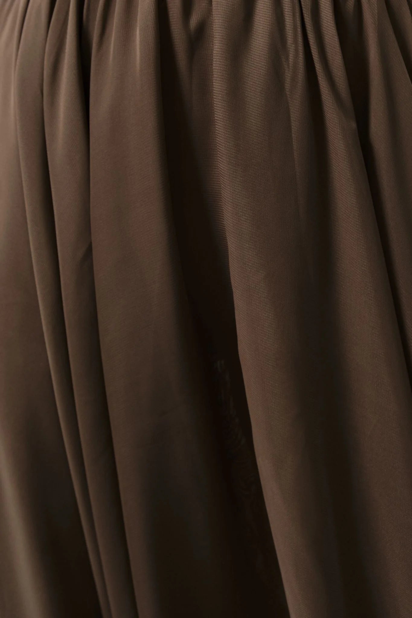 Huxley Jersey & Georgette Midi Dress – Mole - Bascora