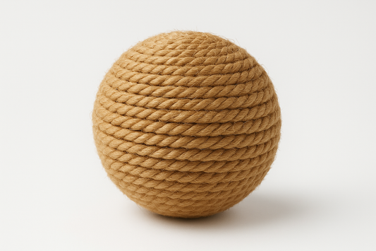 Interactive Sisal Cat Ball