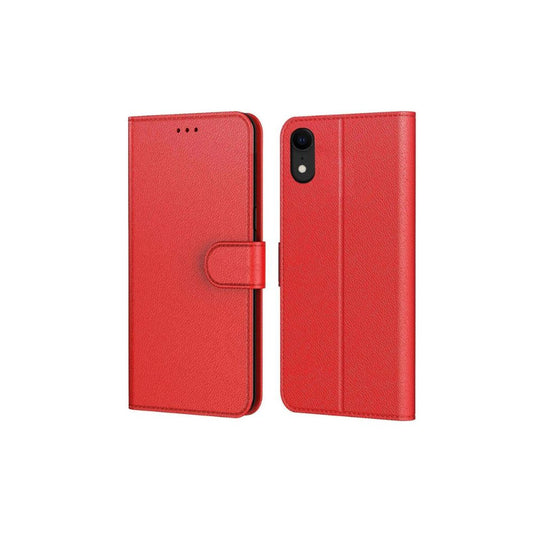 iPhone X / XS / XR / XS Max Book Flip Case Leather Wallet