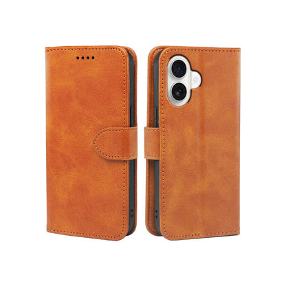 iPhone 17 Series Book Flip Case Leather Wallet