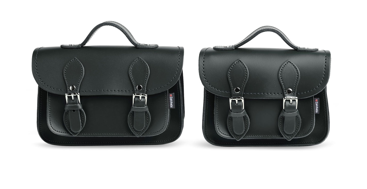 Handmade Leather Micro Satchel – Ivy Green