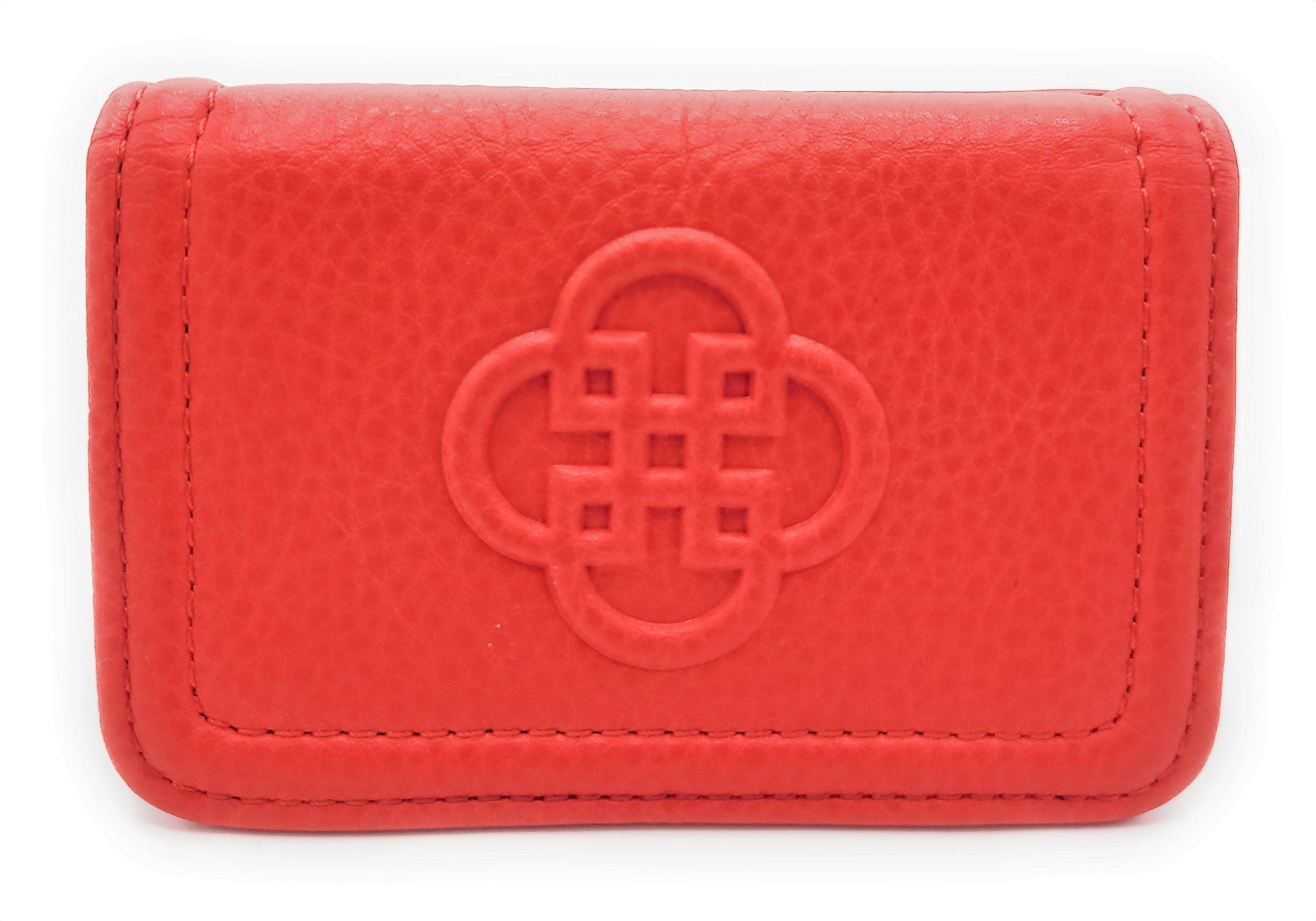 Jade RFID Leather Card Holder – Red | Saddler - Bascora