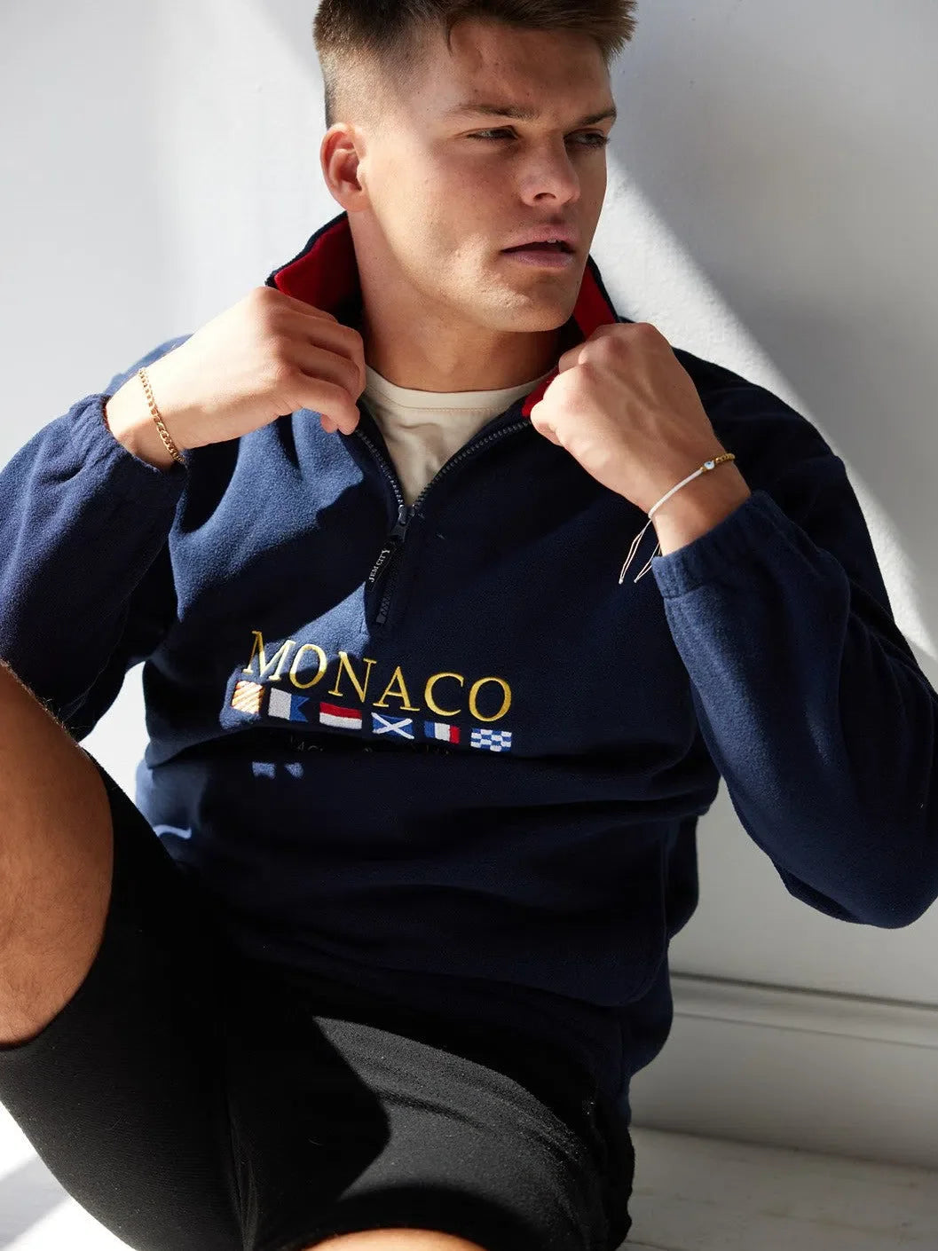 Monaco Vintage Fleece Navy - Bascora