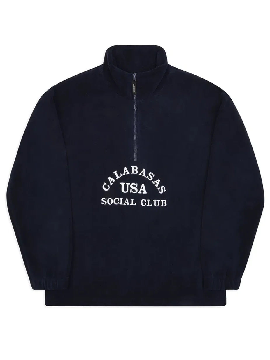 Calabasas Fleece Navy - Bascora