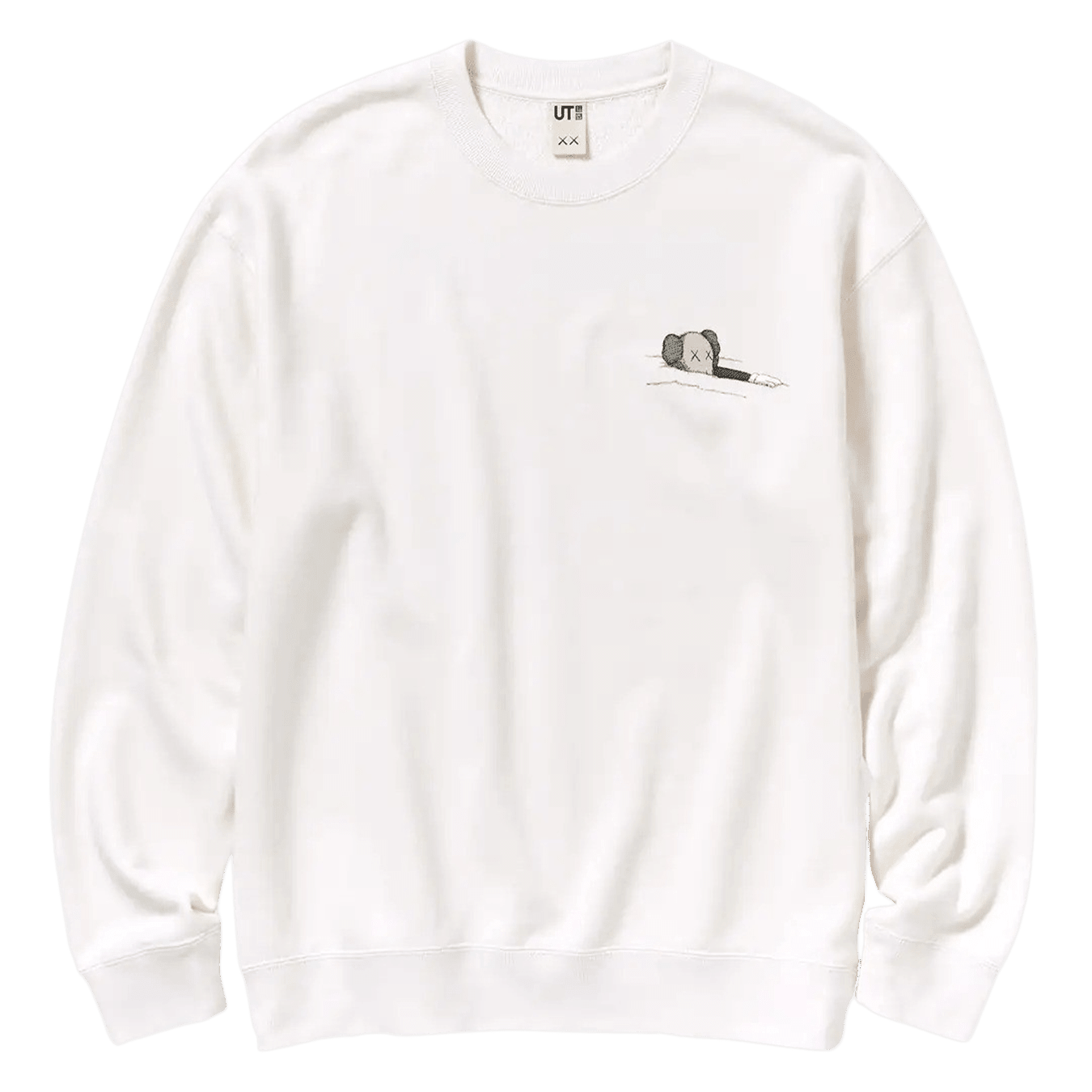 KAWS x UNIQLO UT Graphic Sweatshirt 'White' - Bascora
