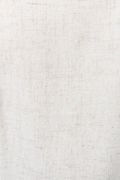 Kit Linen Mix 2 Pocket Short Sleeve Resort Shirt - Natural - Bascora