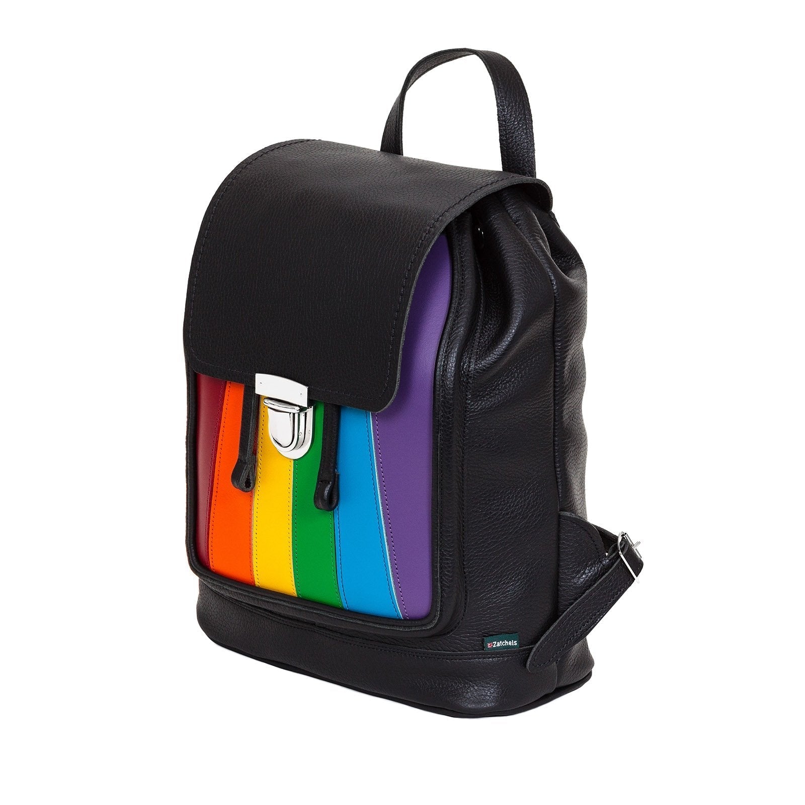 Leather Backpack - Pride Rainbow - Bascora