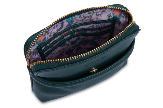 Louisa RFID Leather Organiser Pouch - Bascora