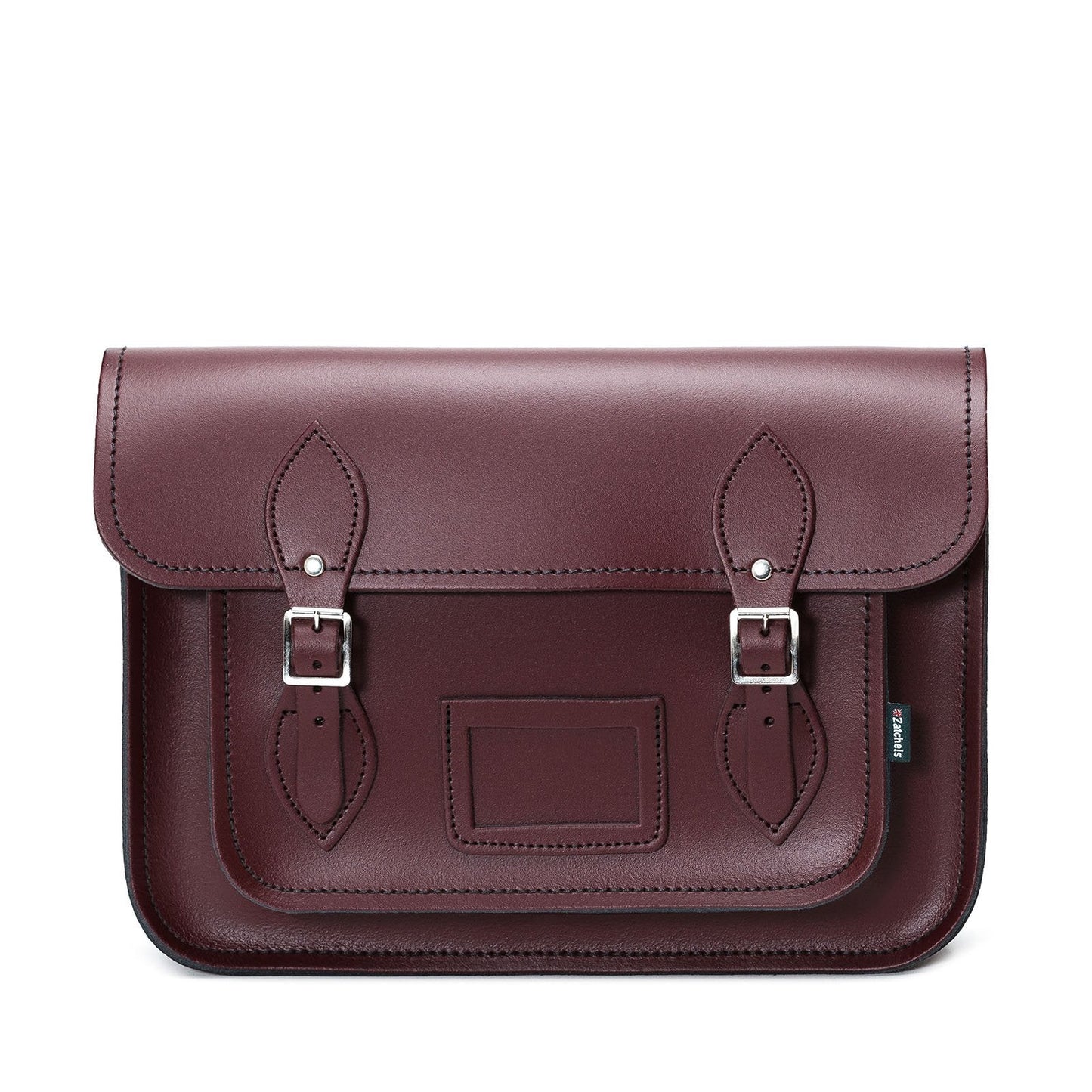 Handmade Leather Satchel – Marsala Red