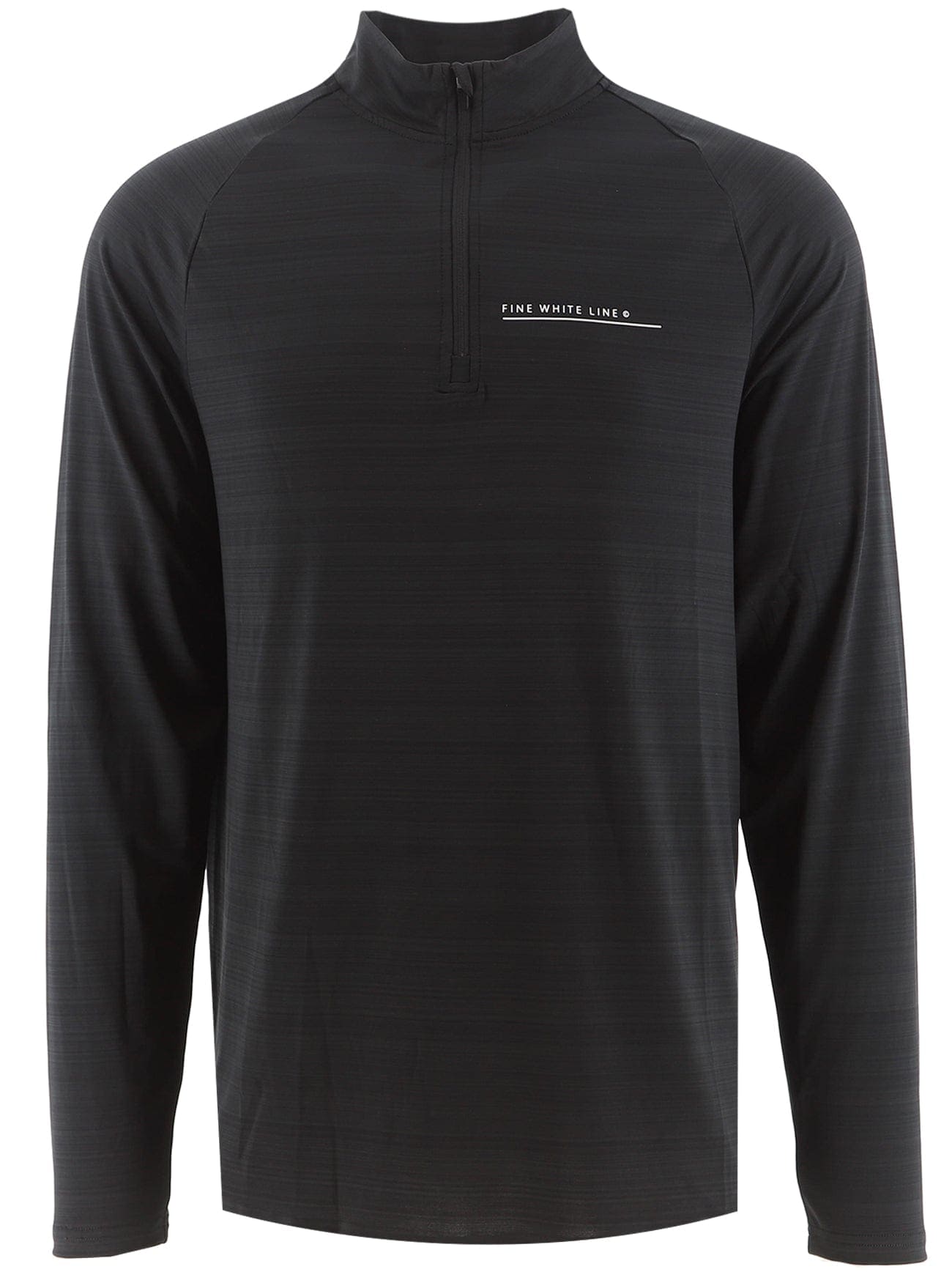 Men's Comet Black 1/4 Zip Jacket - Bascora