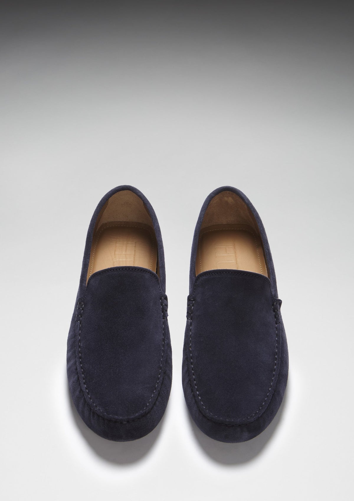 Hugs & Co. Navy Blue Suede Driving Loafers
